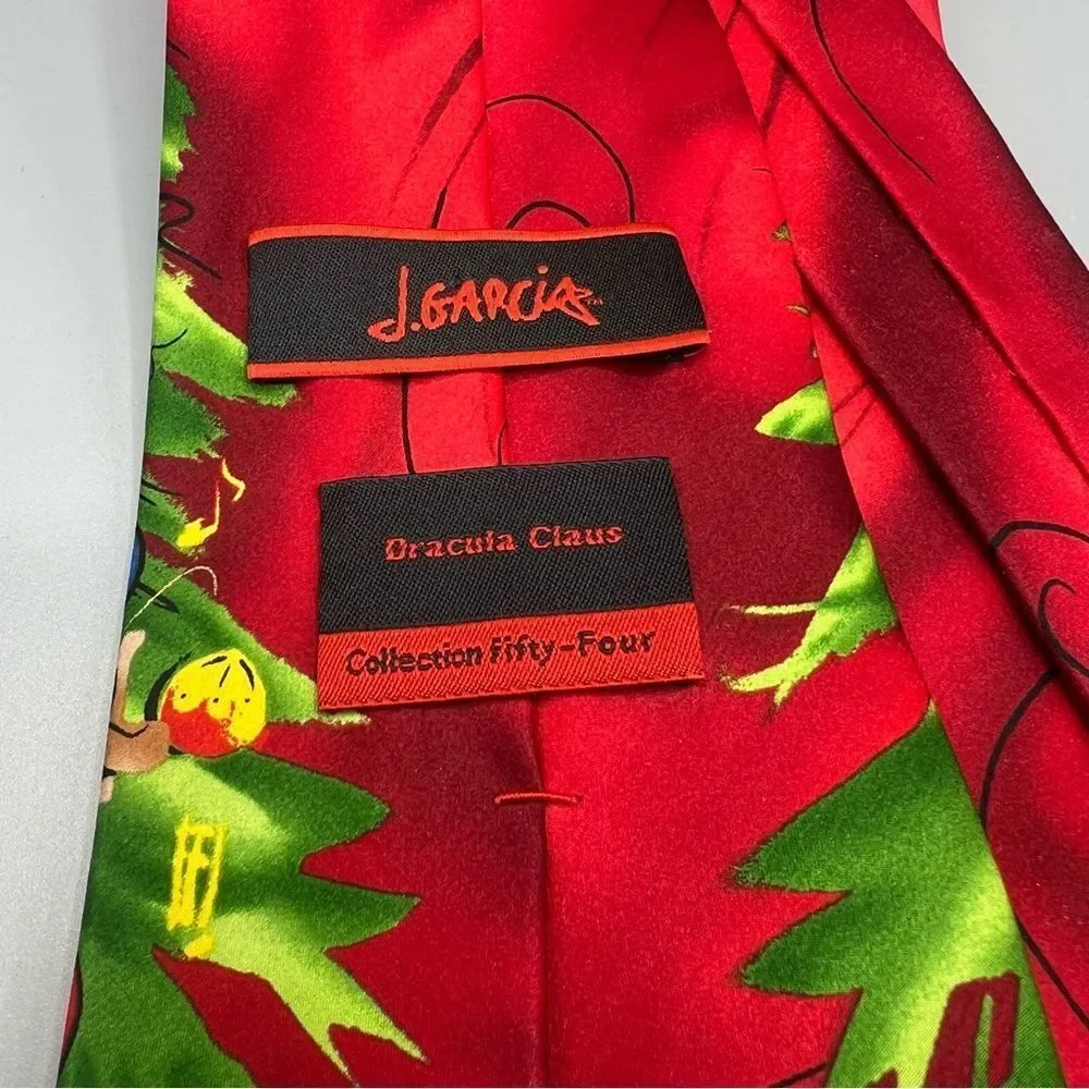 Jerry Garcia Men’s Dracula Claus Holiday Neck Tie Collection 54